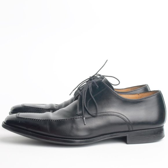 MAGNANNI 13723 Black Leather Apron Toe Lace Up Oxfords Men\'s Size 10 main image 10